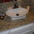 Tiling Remodel with Granite Counter