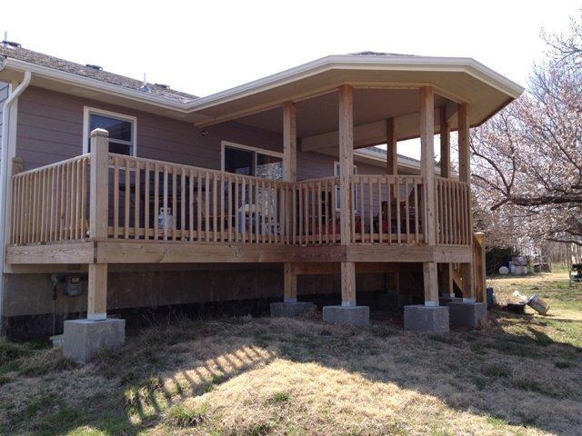 Example of a Raised Deck with Gazebo